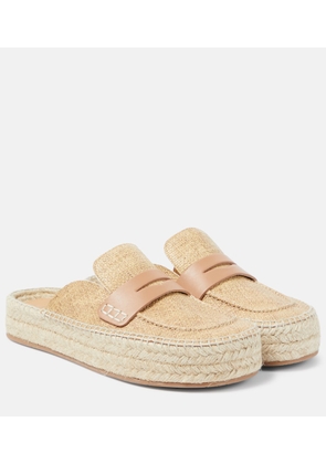 JW Anderson Leather-trimmed mules