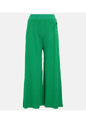 Stella McCartney Ribbed-knit culottes
