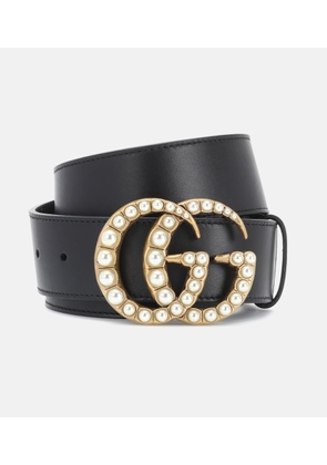 Gucci GG embellished leather belt