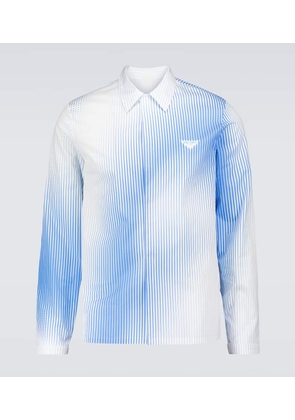 Prada Striped digital printed shirt