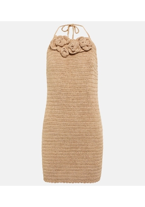 Magda Butrym Crochet cotton-blend minidress