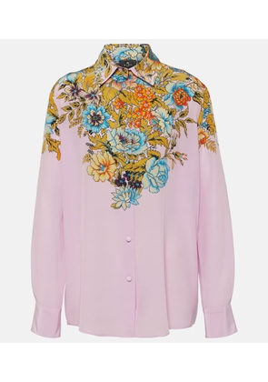 Etro Floral silk shirt