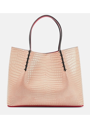 Christian Louboutin Cabarock Small croc-effect leather tote