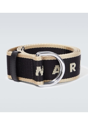 Marni Logo jacquard slider belt