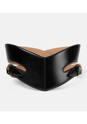 Alaïa Cut-out leather belt