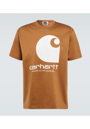 Junya Watanabe x Carhartt printed cotton jersey T-shirt