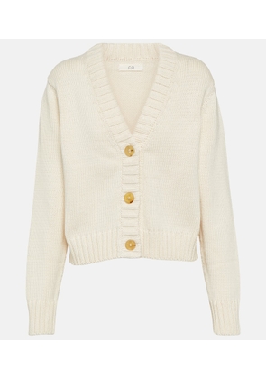 CO Cropped cotton cardigan