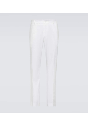 Dolce&Gabbana Linen-blend straight pants