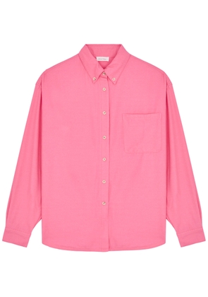 American Vintage Dakota Cotton-blend Shirt - Bright Pink - M (UK12 / M)