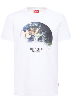 The World Is Mine Printed Cotton T-shirt