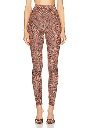 Maisie Wilen Body Shop Legging in Wood - Brown. Size XS (also in M, S).