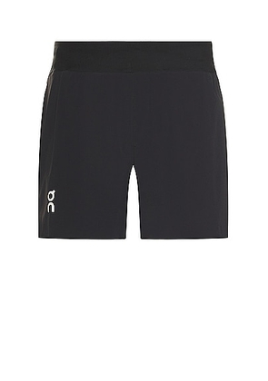 On 5 Lightweight Shorts in Black - Black. Size S (also in L, M, XL/1X).