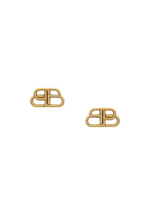 Balenciaga Bb Stud S Earrings in Gold - Metallic Gold. Size all.