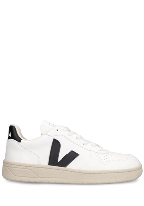 V-10 Faux Leather Sneakers