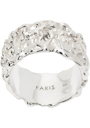 FARIS Silver Roca Band Ring