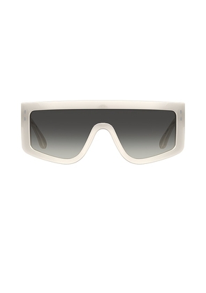 Isabel Marant Flat Top Sunglasses in White.