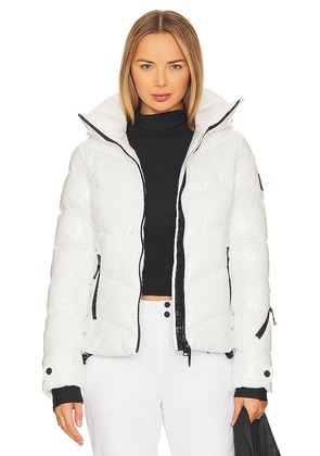 Bogner Fire + Ice Saelly Ski Jacket in White. Size 8.
