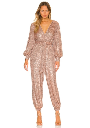 Lovers and Friends Happy Hour Jumpsuit in Blush. Size XS.
