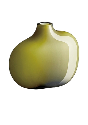KINTO Sacco Vase Glass 01 in Olive.