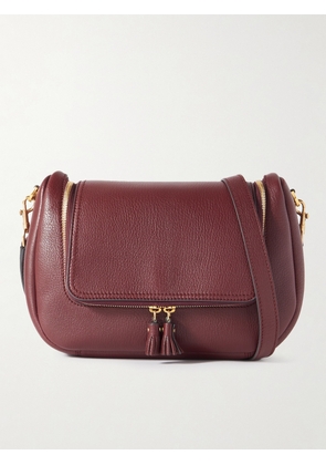 Anya Hindmarch - Vere Tasseled Leather Shoulder Bag - Burgundy - One size