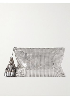 Anya Hindmarch - Georgiana Tasseled Chainmail Clutch - Silver - One size