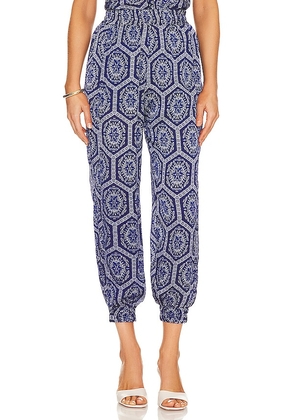 MISA Los Angeles Noomi Pants in Blue. Size L, M, S, XL.