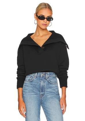 Varley Milan Sweater in Black. Size L, S, XL, XS.