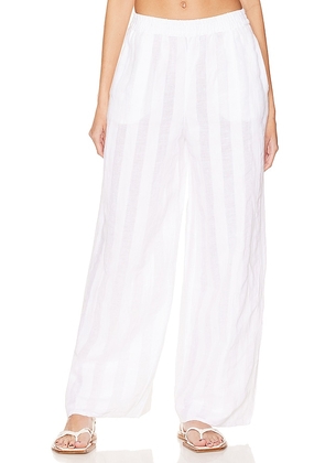Solid & Striped Delaney Pant in White. Size M, XS.