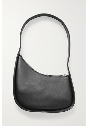 The Row - Half Moon Leather Shoulder Bag - Black - One size