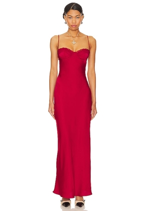 superdown Talia Dress in Red. Size L.