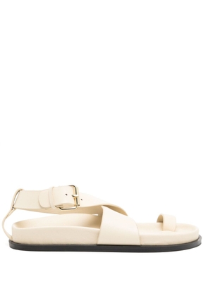A.EMERY Dula buckle-fastening leather sandals - Neutrals