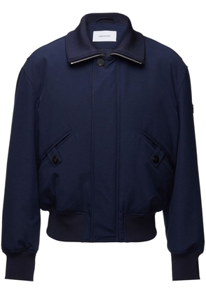 Ferragamo high-neck zipped bomber jacket - Blue