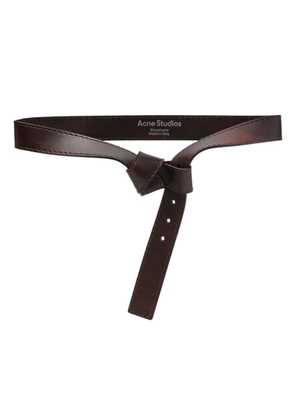 Acne Studios Musubi leather belt - Brown