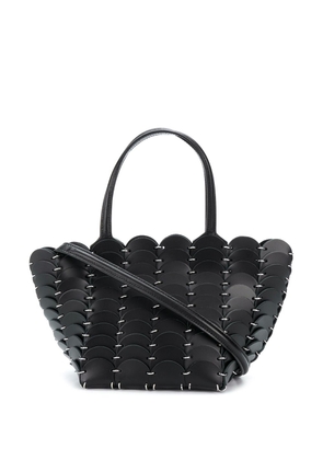 Rabanne ring chainlink tote - Black