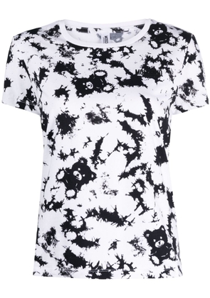 Moschino Teddy Bear-print cotton T-shirt - White