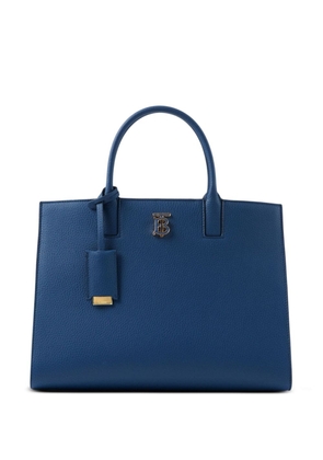 Burberry small Frances leather tote bag - Blue