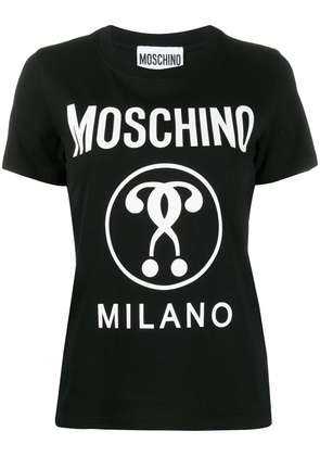 Moschino Double Question Mark print T-shirt - Black