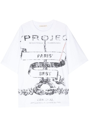 Y/Project Paris' Best-print T-shirt - White