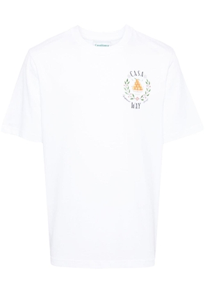Casablanca Casa Way organic-cotton T-shirt - White