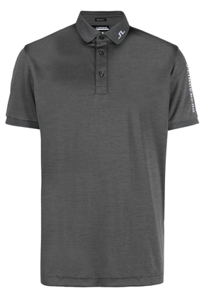 J.Lindeberg logo-print sleeve polo shirt - Grey