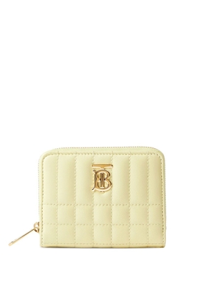 Burberry Lola quilted zipped wallet - Yellow
