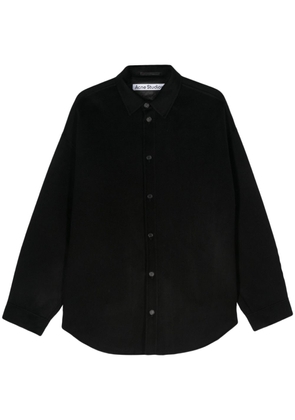 Acne Studios wool single-breasted coat - Black