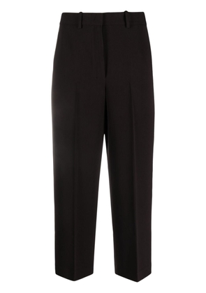 Theory straight-leg cropped trousers - Brown
