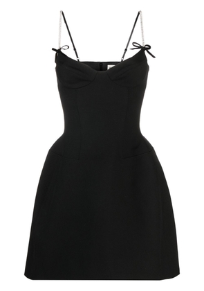 SHUSHU/TONG embellished-straps mini dress - Black