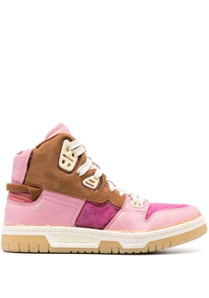 Acne Studios High Destroyed M high-top sneakers - Pink