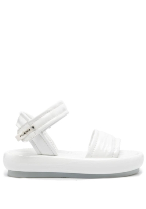 Premiata high-shine leather sandals - White