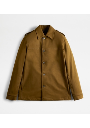 Tod's - Shirt Jacket, GREEN, L - Coat / Trench