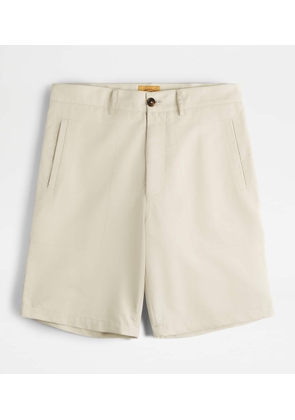 Tod's - Bermuda Shorts in Cotton, OFF WHITE, L - Trousers