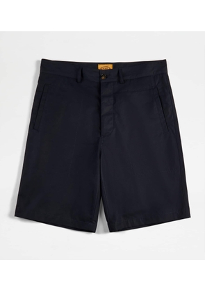 Tod's - Bermuda Shorts in Cotton, BLUE, L - Trousers