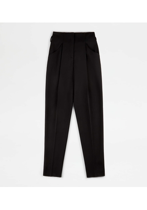 Tod's - Trousers in Wool, BLACK, 36 - Trousers